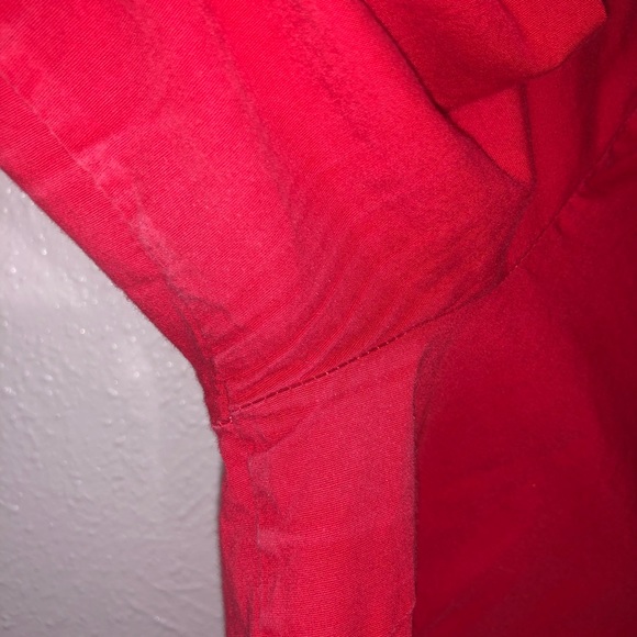 Red Long Sleeve Button Down - Picture 4 of 5